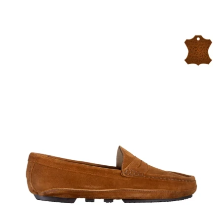 Mocasini unisex Carvela camel din piele naturala Nikolai