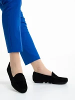 Mocasini dama Carvela negri din piele naturala Kathi