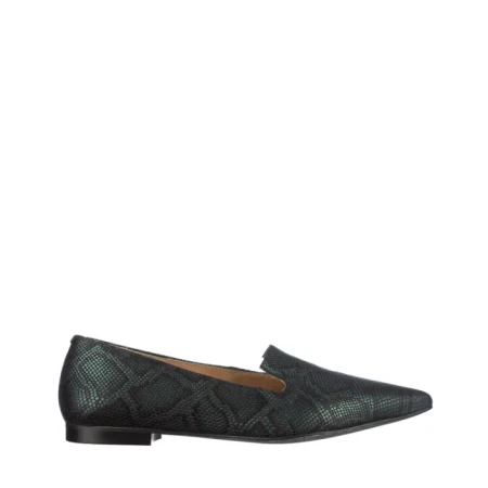 Balerini dama Marco verzi din piele naturala Lally