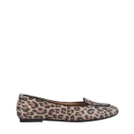 Balerini dama Marco bej leopard din piele intoarsa Teresita