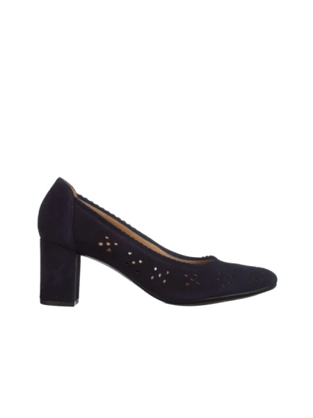 Pantofi dama Marco albastri din piele intoarsa Gitta