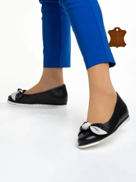 Balerini dama Marco negri din piele naturala Ottavia