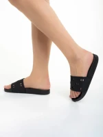 Papuci dama negri din material sintetic Raimonda