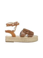 Sandale dama maro din material textil Akulina