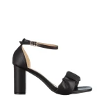 Sandale dama negre din piele ecologica Ederne