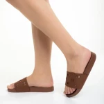 Papuci dama maro din material sintetic Raimonda