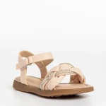 Sandale copii roz din piele ecolgica Raima