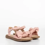Sandale copii roz din piele ecologica Anuki