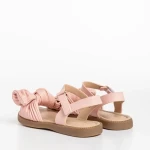 Sandale copii roz din piele ecologica Anuki