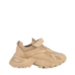 Pantofi sport copii bej din material textil Vincent