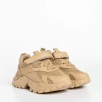Pantofi sport copii bej din material textil Vincent