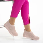Pantofi sport dama roz din material textil Sorrel