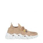 Pantofi sport dama bej din material textil Ankita