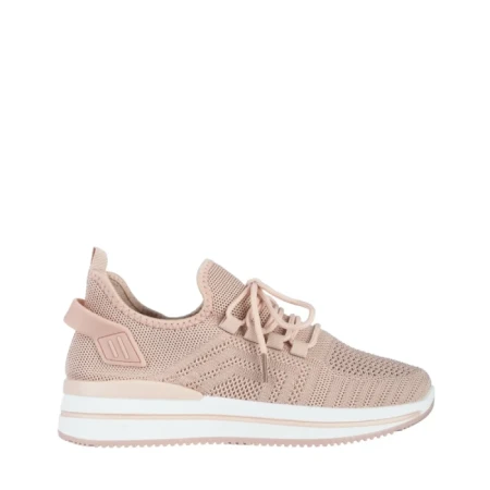 Pantofi sport dama roz din material textil Aryana