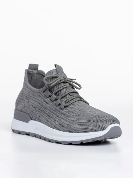 Pantofi sport barbati gri din material textil Ramiro