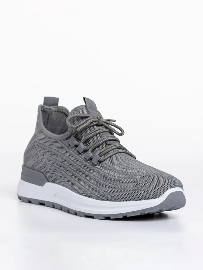 Pantofi sport barbati gri din material textil Ramiro