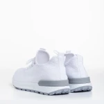 Pantofi sport barbati albi din material textil Lital