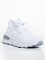 Pantofi sport barbati albi din material textil Ramiro