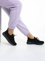 Pantofi sport dama negri din material textil Dasa