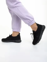 Pantofi sport dama negri din material textil Dasa