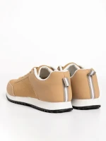 Pantofi sport barbati camel din piele ecologica si material textil Zander