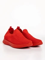 Pantofi sport barbati rosii din material textil Gilberto