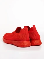 Pantofi sport barbati rosii din material textil Gilberto