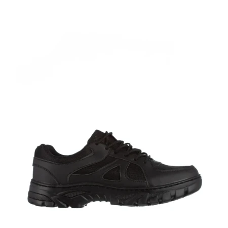 Pantofi sport barbati negri din piele ecologica si material textil Amedeo