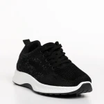 Pantofi sport barbati negri din material textil Sabino