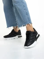 Pantofi sport dama negri din material textil Wera