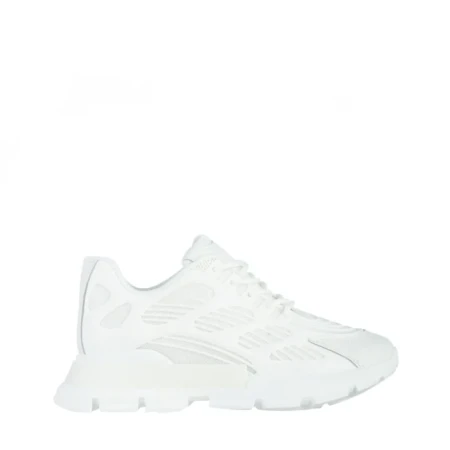 Pantofi sport dama albi din material textil Wera