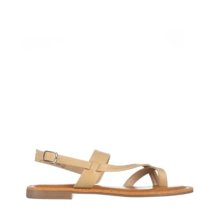 Sandale dama bej din piele ecologica Tamsin