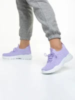 Pantofi sport dama mov din material textil Velia