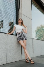 Sandale dama negre din piele ecologica Tamsin