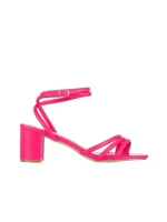 Sandale dama fucsia din piele ecologica Mariya