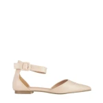 Pantofi dama bej din piele ecologica Lilias