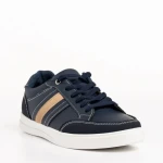Pantofi sport barbati albastri din piele ecologica Seamus