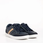 Pantofi sport barbati albastri din piele ecologica Seamus