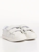 Pantofi sport copii albi cu navy din piele ecologica Barney