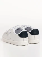 Pantofi sport copii albi cu navy din piele ecologica Barney