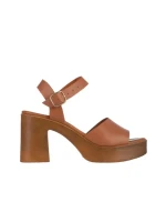 Sandale dama Girlhood camel din piele naturala Agni