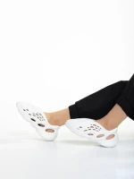 Pantofi sport dama albi din poliuretan Grania