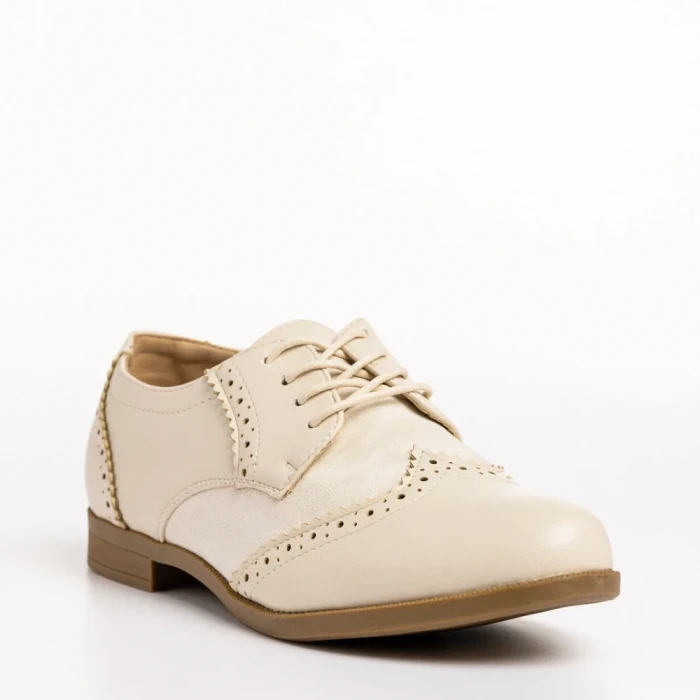 Pantofi dama bej din piele eologica Briar