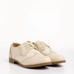 Pantofi dama bej din piele eologica Briar