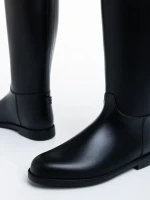 Cizme dama negre din cauciuc Gloriana