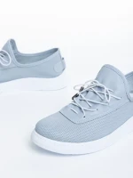 Pantofi casual dama albastri din piele naturala Nilda