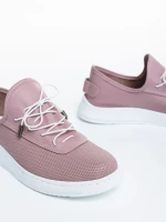 Pantofi casual dama mov din piele naturala Nilda