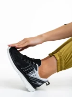 Pantofi sport dama negri din material textil Judie