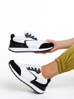 Pantofi sport dama negri din material textil Taika