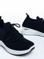 Pantofi sport dama navy din material textil Davinia